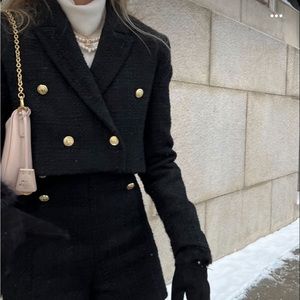 ZARA cropped blazer
